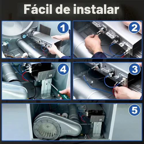 Vista 7 de 【Actualización 2026】DC97-14486A Elemento calefactor para secadora DC97-14486D para Samsung elemento calefactor dve50r5200w/a3 dv45h7000ew/a2