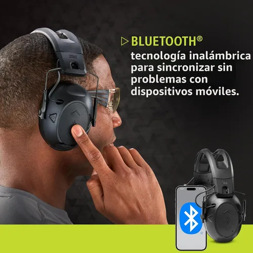 Vista 8 de Peltor Sport Tactical 500 - Orejeras de protección auditiva Bluetooth, clasificación de reducción de ruido de 25 dB, auriculares electrónicos