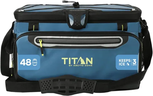 Vista 15 de Titan by Arctic Zone Deep Freeze Cooler - Zipperless Hardbody Cooler - Deep Freeze Insulation, HardBody Liner, and SmartShelf