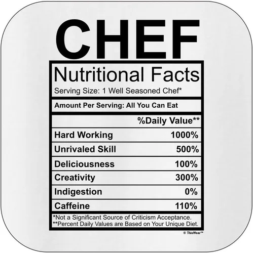 Vista 2 de ThisWear Regalo para chef, hechos nutricionales, regalos de broma, sudadera con capucha divertida