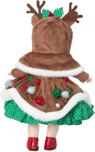 Vista 4 de Madame Alexander Muñeca coleccionable de ciervo navideño de 8 pulgadas