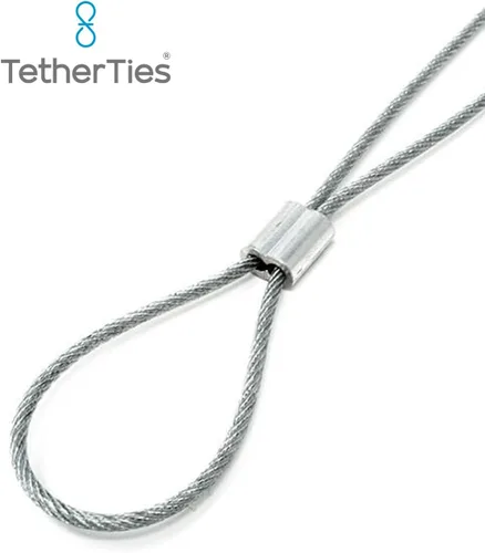 Vista 7 de Organización de cables, kit de correas de bricolaje – Correas de cable personalizables para computadoras, adaptadores y dongles – Cables de amarre