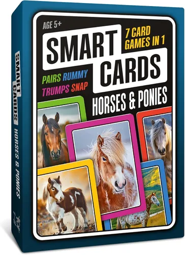 Vista 14 de SMART CARDS Animales Juego de cartas 7 juegos en 1 Snap, Rummy, pares y más Juego educativo de viaje A partir de 5 años, 1-8 jugadores