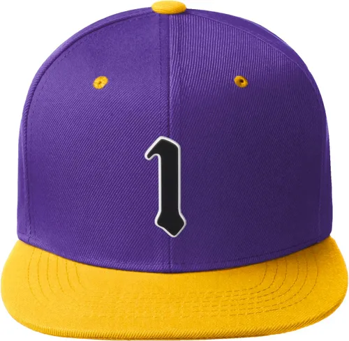 Vista 23 de Daxton Gorra clásica con visera de billete plano con letras del alfabeto inglés antiguo de la A a la Z