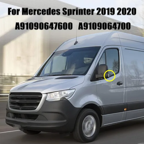 Vista 5 de Para Mercedes Sprinter 2019 2020 espejo retrovisor luz de señal de giro lámpara repetidor A9109064700 A9109064600 izquierda