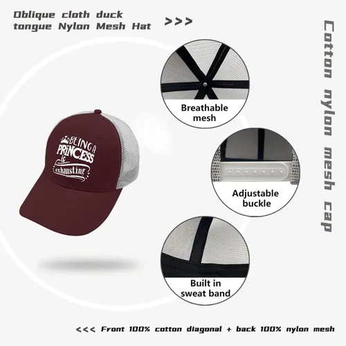 Vista 6 de Dad Hats Being a Princess is Exhausting Dad Hat for Women Vintage Hats Adjustable