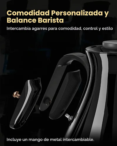 Vista 6 de Cocinare Soulagues - Hervidor eléctrico de cuello de cisne, control de temperatura de ±0.5℉ para café y té de goteo, interior de acero inoxidable