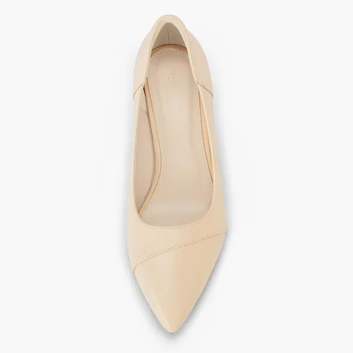Vista 6 de Mafulus Zapatos de tacón bajo de bloque grueso para mujer, elegantes zapatos de vestir para oficina, boda, fiesta