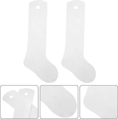 Vista 7 de 2 unids Metal Calcetín Prensa Calor Calcetín Estilo Hockey Tinte Aluminio Sublimación Impresión s Jigs DIY Accesorio