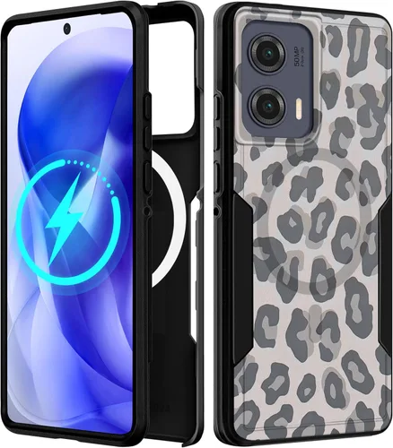 Vista 58 de Funda para Moto G 5G 2024 – Compatible con MagSafe para mujeres y niñas, bonita funda protectora magnética para teléfono, diseño femenino Kawaii
