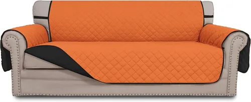 Vista 140 de Easy-Going - Funda reversible para sofá, resistente al agua, con varillas de espuma y correas elásticas, protector de muebles para mascotas y perros