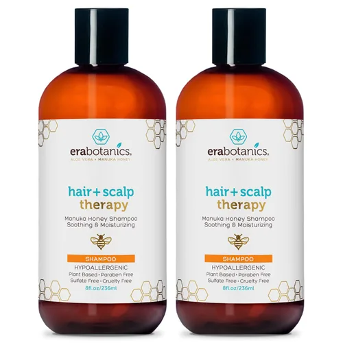 Vista 7 de Era Organics, champú libre de sulfato para la caspa, psoriasis, eczema, cuero cabelludo seco y con picazón (4 onzas)