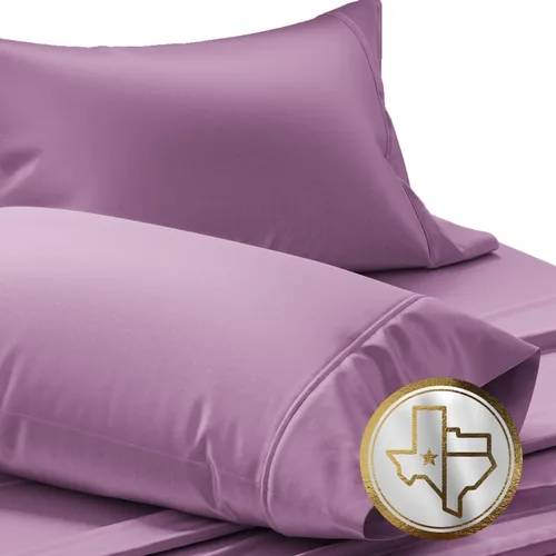 Vista 11 de TEXAS LINEN CO. Juego de 4 fundas de almohada de algodón egipcio premium tamaño estándar/queen - Fundas de almohada de lujo de algodón de alto Gris