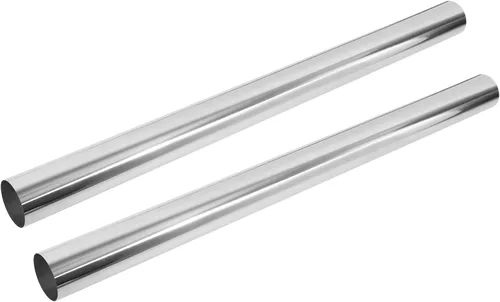 Vista 12 de X AUTOHAUX 2 unids recto 2 "OD 30" longitud DIY mandril tubo de escape 2 pulgadas tubo tubo T304 acero inoxidable ajuste universal