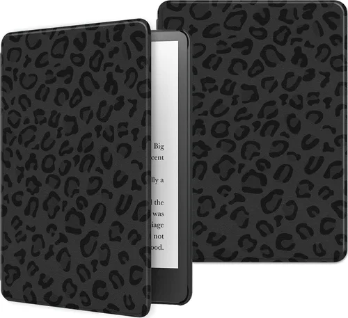 Vista 12 de Funda para Kindle básico de 6 pulgadas (11.ª generación), múltiples ángulos, piel sintética, delgada, con función de encendido y apagado automático