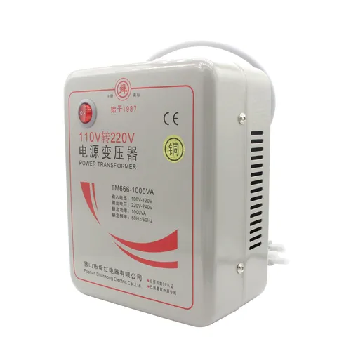 Vista 4 de Beduan 110V a 220V Paso Arriba Convertidor de Voltaje Transformador de Potencia para 220V Electrónica China