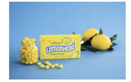 Vista 6 de Lemonhead - Caramelo duro de limón, caja de dulces de cine de 5 onzas, el caramelo original con sabor a canela rojo vivo de 5.5 onzas, ideal