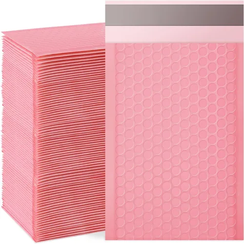 Vista 17 de packbabol Sobres de burbujas, sobres de burbujas acolchados de polietileno de 4 x 7 pulgadas, paquete de 50 sobres de burbujas, opacos Negro