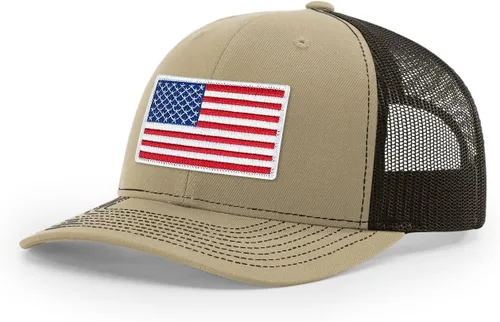 Vista 334 de Joe's USA Richardson 112 - Gorras de camionero con parche gráfico personalizado - Gorras estructuradas de cinco y seis paneles Richardson Premium