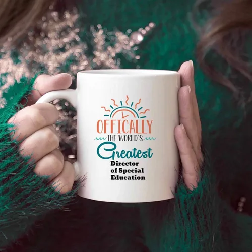 Vista 3 de Best Director of Special Education Mug Gift for Men Women - Boss Leader Manager 11Oz Cup Gifts - Office Presents Cups Mugs T-Shirt