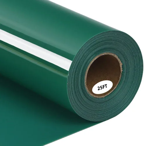 Vista 10 de guangyintong Rollos de vinilo de transferencia de calor negro, 12 pulgadas x 25 pies, superficie brillante, se recomienda tela, para camisetas