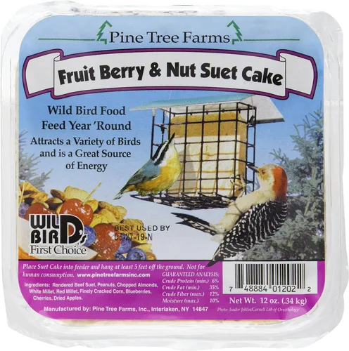 Vista 2 de Pine Tree 1202 Fruit Berry and Nut Seet Cake, 12 onzas