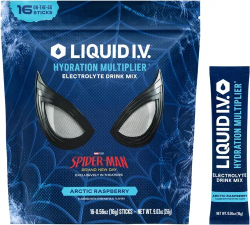 Vista 17 de Liquid I.V.® Hydration Multiplier - Popsicle Firecracker Mezcla en polvo de electrolitos para bebida 1 paquete (16 porciones)