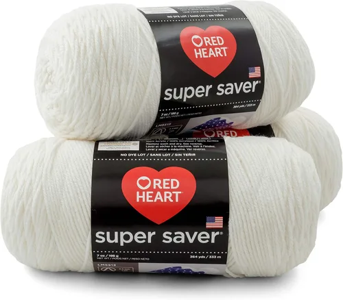 Vista 26 de RED HEART Paquete de 3 hilos Super Saver, ARAN paquete de 3