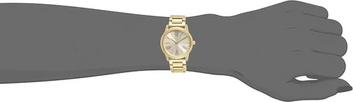 Vista 4 de Michael Kors Watches Hartman 3mano reloj 38mm Dorado
