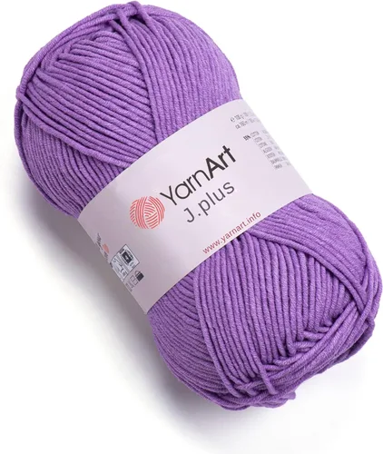 Vista 39 de YarnArt Jeans Plus - Hilo de mezcla de algodón suave, 100g (3.5 onzas), 160m (174 yardas), 55% algodón, 45% acrílico, grosor medio #4, ideal