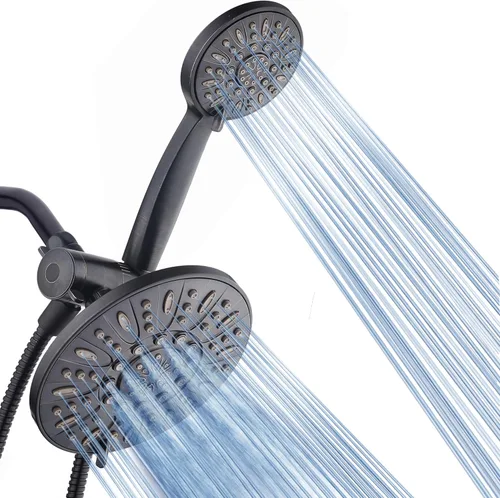 Vista 9 de AquaDance for California - Combo de lluvia de 3 vías de alta presión de 7 pulgadas para lo mejor de ambos mundos - Disfruta del lujoso cabezal