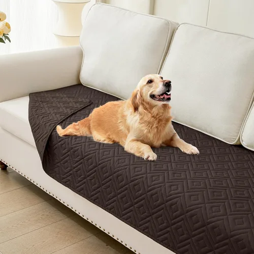 Vista 16 de hyha Manta impermeable para perros, funda suave para cama de perro, mantas para mascotas, funda impermeable para sofá y sillón para perros lavable