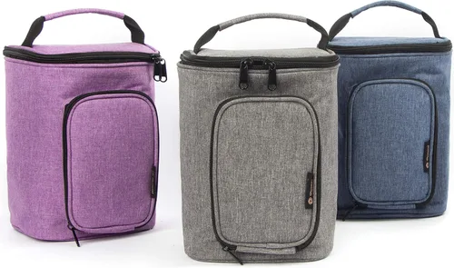 Vista 7 de PACMAXI Bolsa de transporte para irrigador dental Waterpik, bolsa de almacenamiento portátil para irrigador dental y accesorios adecuados para Azul
