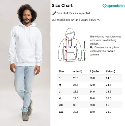 Vista 3 de Spreadshirt Satanic Goat Head With Pentagram Men's Hoodie