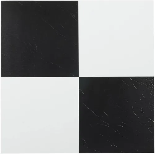 Vista 17 de Tivoli - Azulejos de vinilo autoadhesivos, 45 azulejos de 12 x 12 pulgadas, parquet de roble mediano Three Finger - Suelo de bricolaje para despegar