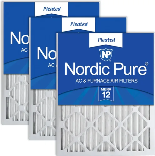 Vista 14 de Nordic Pure Filtros de aire MERV 7 plisados de 14 x 20 x 2 (13 1/2 x 19 1/2 x 1 3/4), paquete de 3 filtros de aire plisados MERV 7