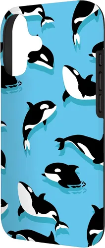 Vista 2 de Orca Swimming Whale Cool Miami Dolphin Beach Lover Gift Case for iPhone 17