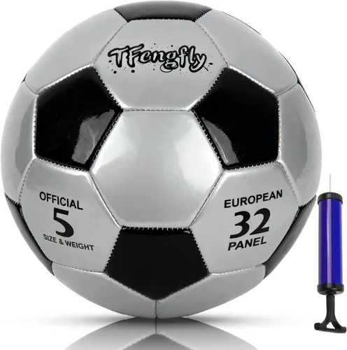 Vista 10 de Size 2, 5 Soccer Ball with Pump Needle-Training Recreation Soccer Ball Size 2, 5 Thicker PU Tight Weaved Mini Soccer Ball for Teen Boy Girl