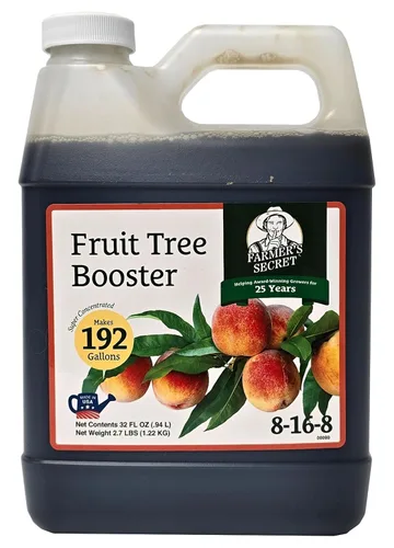 Vista 8 de Farmer's Secret Fertilizante potenciador de árboles frutales (8 onzas), súper concentrado y rico en fósforo, formulado para todos los árboles