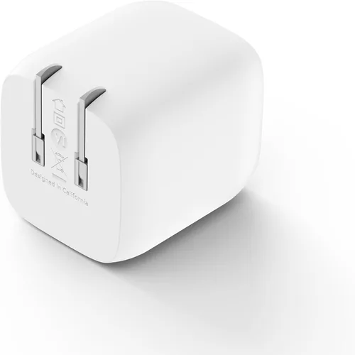 Vista 9 de Belkin Bloque de cargador USB C dual de 45 W, carga súper rápida PD3.0 con tecnología GaN - Samsung Galaxy S25, Apple iPhone 17, Air, Pro, Pro Max