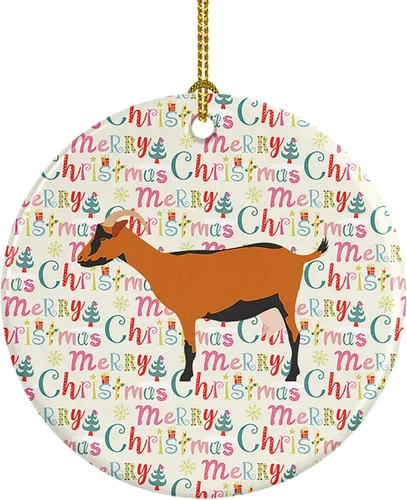 Vista 51 de Caroline's Treasures Adorno de cerámica de avestruz común para árbol de Navidad, decoración colgante para el hogar, Navidad, vacaciones, fiesta