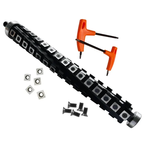 Vista 5 de FOXBC Cabezal de corte helicoidal en espiral de 12-1/2 pulgadas para cepilladora DeWalt DW733 DW734