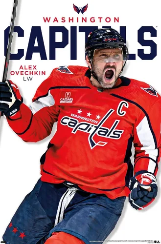 Vista 11 de Trends International NHL Washington Capitals - Póster de pared de la serie 23 de Alexander Ovechkin, 22.4 pulgadas de largo x 14.7 W, versión