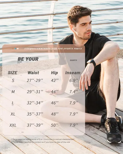 Vista 6 de CANGHPGIN Pantalones cortos de entrenamiento para hombre de 7 pulgadas, ligeros, paquete de 2 pantalones cortos de baloncesto con bolsillos