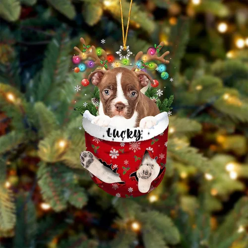 Vista 58 de Adorno de Navidad personalizado para perro Airedale Terrier en bolsillo de nieve, adorno para árbol de Navidad, idea de regalo para amantes