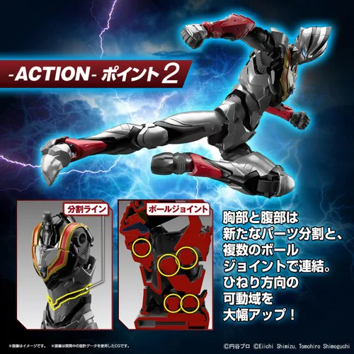 Vista 6 de Bandai Hobby - Ultraman - Ultraman Suit Evil Tiga - Acción, Bandai Spirits - Kit de modelo estándar