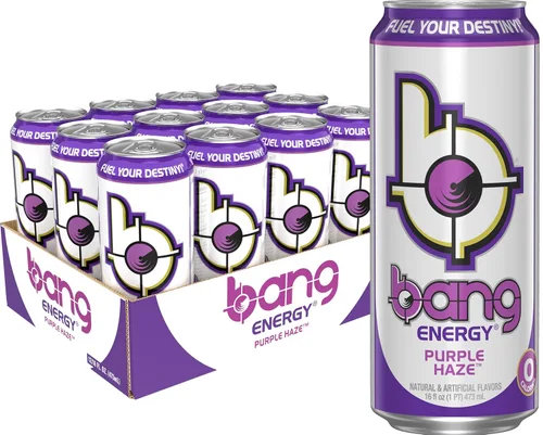 Vista 10 de Bang Energy - Bebida energética sin azúcar, 16 onzas, Blue Razz (paquete de 12) Paquete de 12