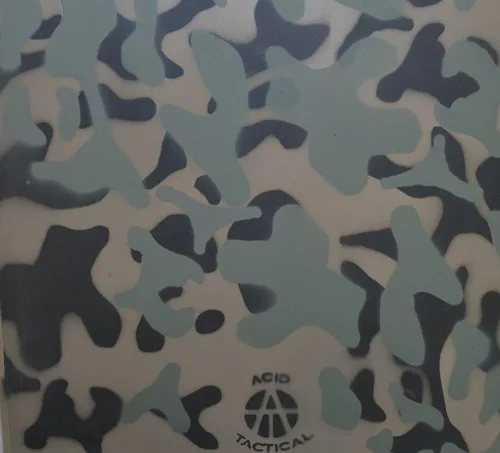 Vista 4 de Acid Tactical® Paquete de 3 plantillas de pintura en aerosol con aerógrafo de camuflaje de 9 x 14 pulgadas, para coches, camiones, barcos, soportes