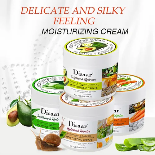 Vista 7 de DISAAR Beauty Caracol Vitamina C Aceite de Jojoba Reafirmante Piel Hidratante Crema Hidrata Reparaciones 4.1 fl oz/4.03fl.oz