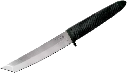 Vista 2 de Cuchillo de caza Cold Steel Tanto Lite resistente y ligero de 4116 acero inoxidable alemán de 6" de hoja fija para uso al aire libre, mango